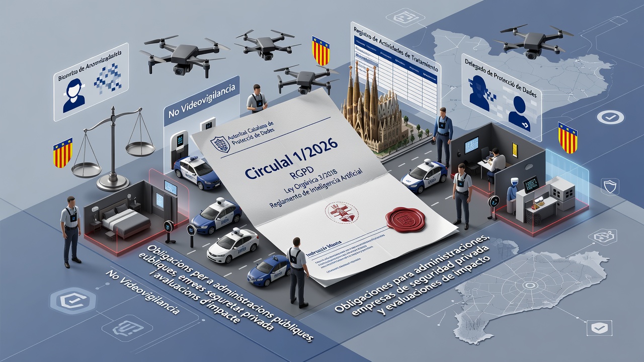 La APDCAT aprueba una nueva circular para regular la videovigilancia en Cataluña