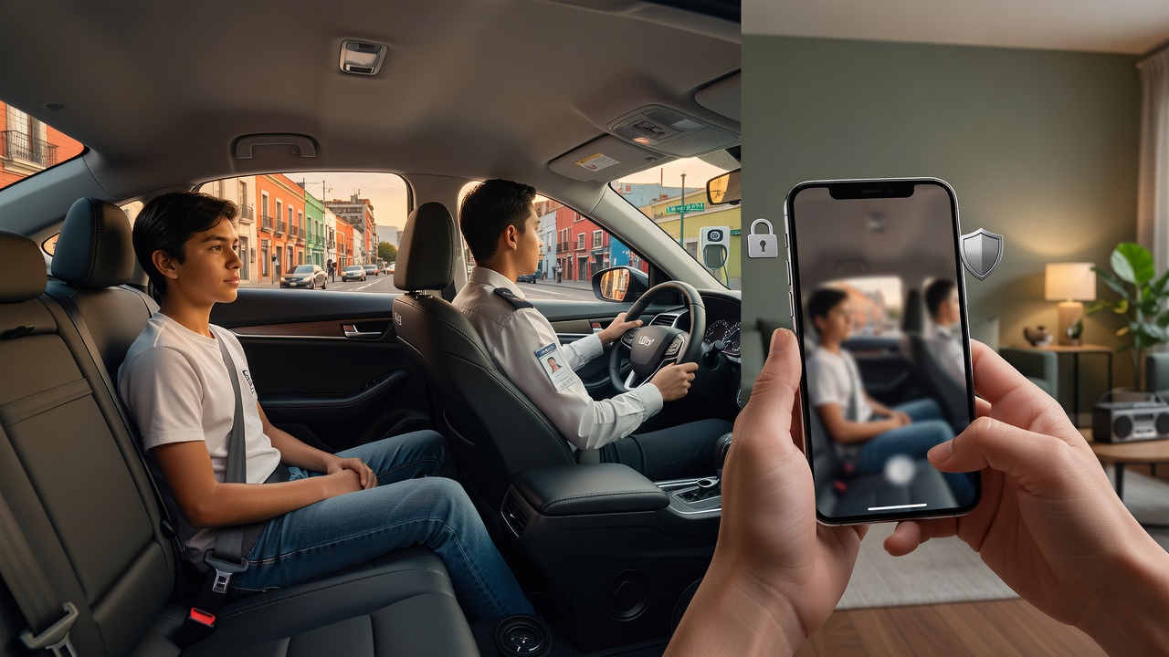Uber lanza en América Latina un seguimiento de vídeo en directo para adolescentes