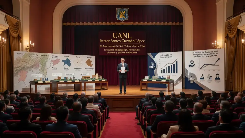 Guzmán López presenta su quinto informe al frente de la UANL