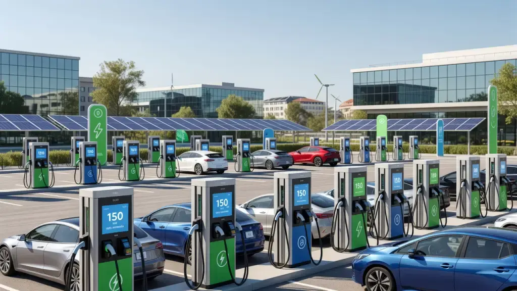 Islazul y Westfield Parquesur suman 120 cargadores eléctricos con pago por tarjeta