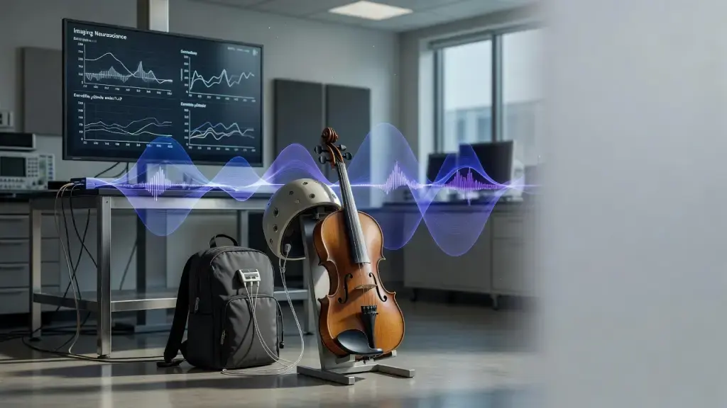 Un escáner portátil registra cómo el cerebro se adapta en una sola clase de violín